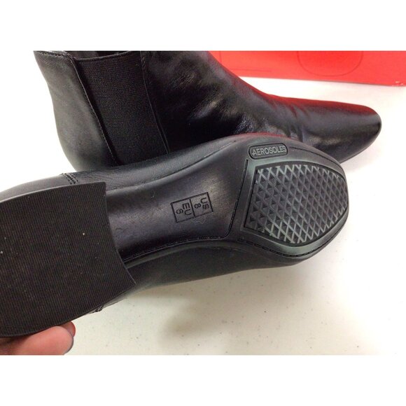 Aerosoles Leather Chelsea Ankle Boots Womens 8 - Picture 6 of 9